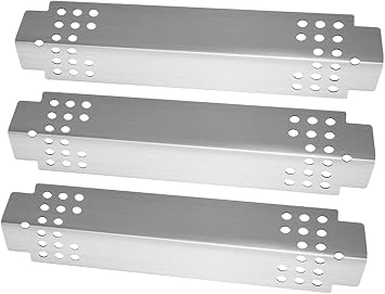 Shengyongh SS911613-Pack 15 1/16" Stainless Steel Heat Plate for Gas Grill Models Charbroil 463722313, Charbroil 463722314 and Charbroil 463742111