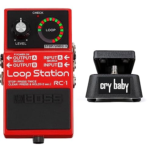 Image of Boss RC-1 Loop Station & JIM DUNLOP Standard Wah, Black