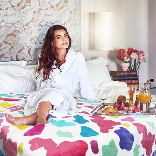 HSEEC Throw Blankets Fleece Soft Blankets & Throws Super Soft Plush Blanket Twin Size