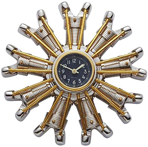 Pendulux, Wall Clock, 14” H x 14” W x 3" D, 7.6 lbs - Powerplant