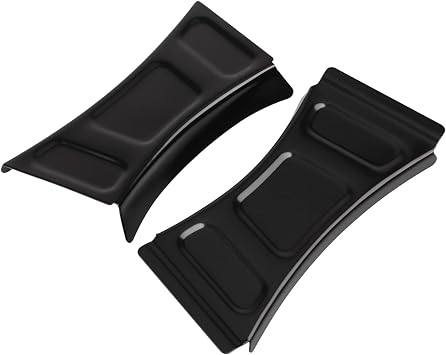 Pair Black Frame Downtube Crossbrace Cover Accent Trim for Harley Touring Electra Road Street Glides Road Kings & Trikes 1999-2013