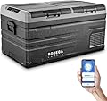 BODEGACOOLER 12 Volt Car Refrigerator, RV Car Fridge Dual Zone APP Control, Portable Freezer,95 Quart(90L) -4?-68? RV Electric Compressor Cooler 12/24V DC and 100-240V AC for Outdoor,Camping,Travel