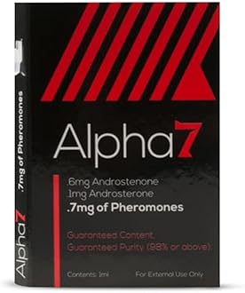 Alpha 7 Unscented - Pheromone Cologne for Men with Pure Pheromones - High Concentration Blend to Attract Women - Top Selling Perfume Oil Designed to Complement Your Scent ((1 ml))