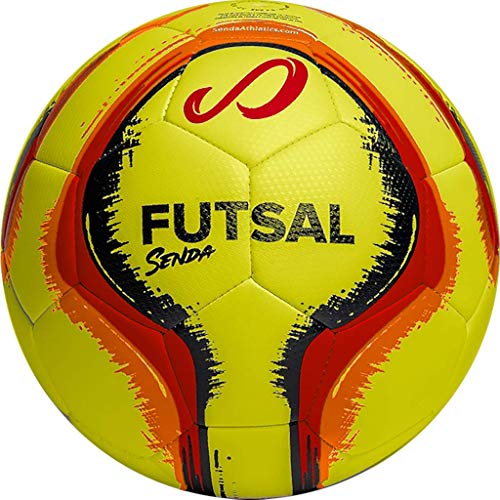Senda Belem Training Futsal Ball, Fair Trade Certified, Yellow/Red/Orange/Black, Size 3 (Ages 8-12) #TOP1