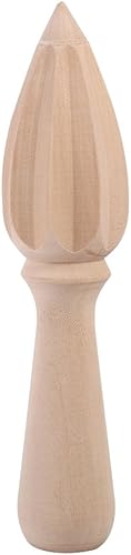 Miniatura 1 de FLEXMAN Wooden Lemon Squeezer Reamer, Multi Purpose Useful Manual Citrus Squeezer, Lemon Hand Juicer, Lime Squeezer for Lemons, Limes, Oranges