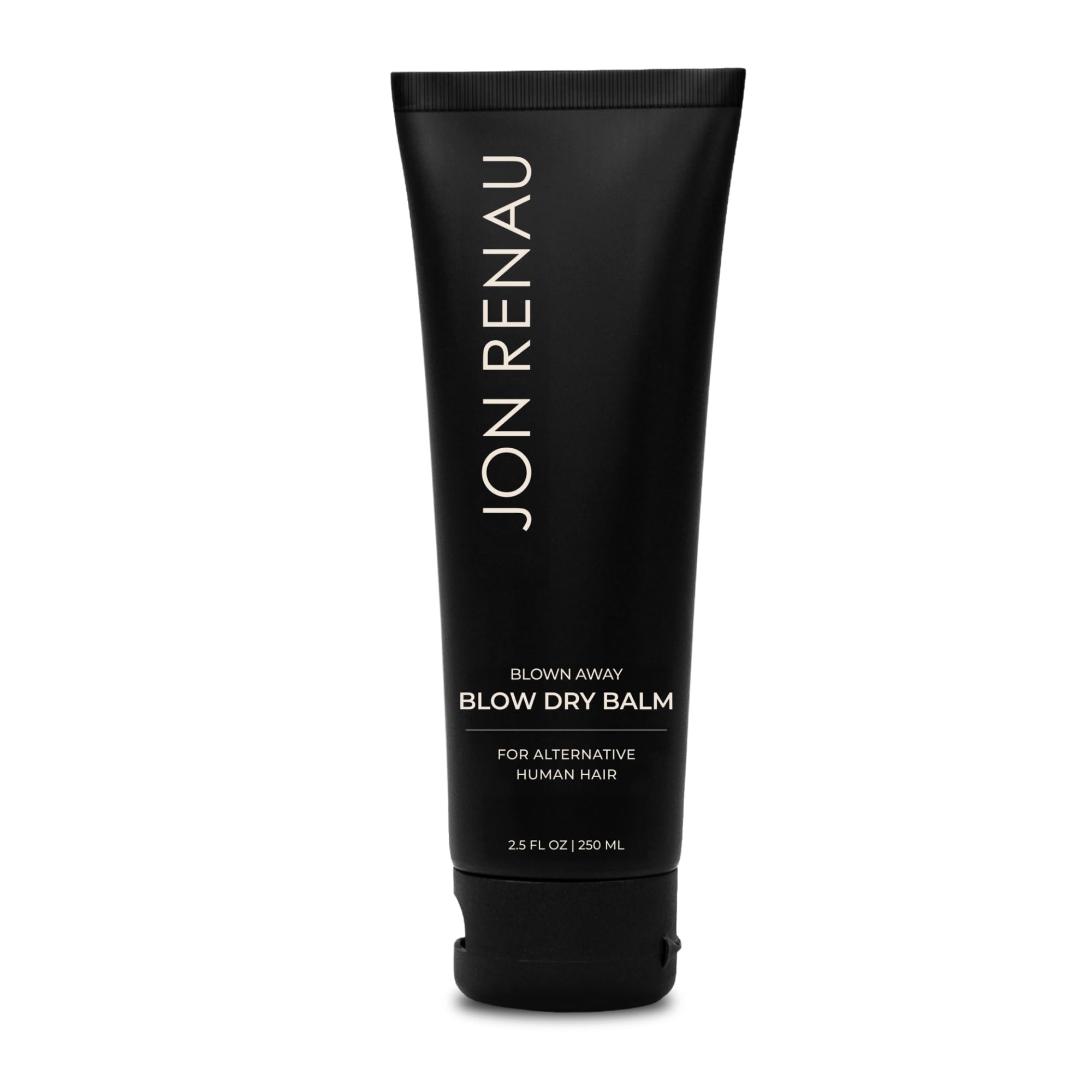 Jon Renau Blown Away Blow Dry Balm for Human Hair Wigs, Shine Enhancing Styling Balm with UV and Color Protection, Lightweight Balm with Gel Texture for Human Hair Toppers and Extensions, 2.5 Oz