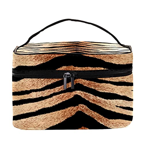 Organisateur de sac de beauté tigre et trousse pinceau de maquillage