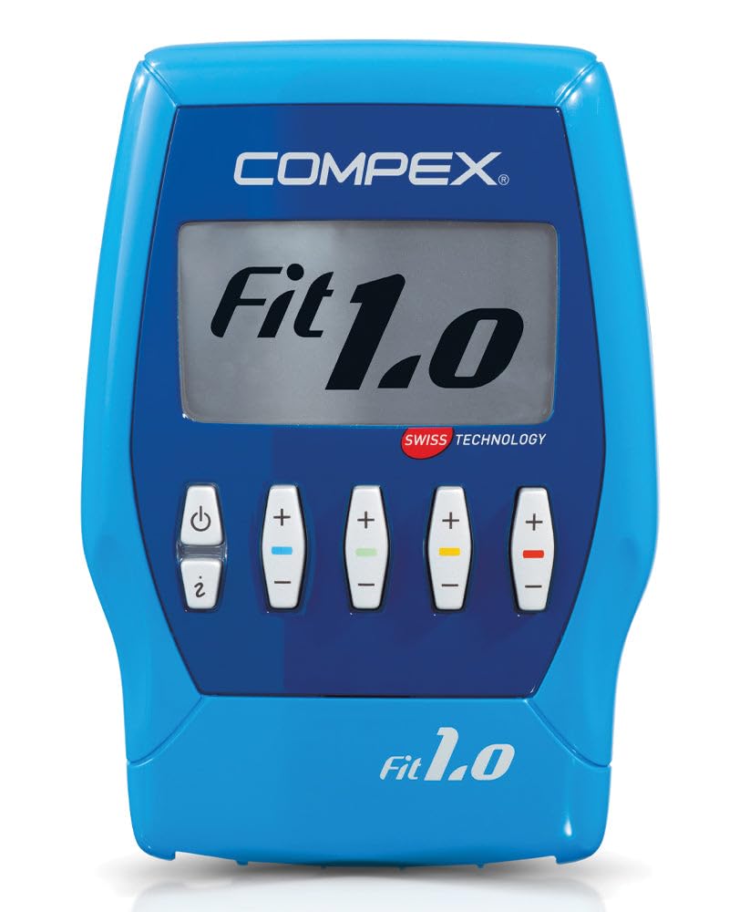 Compex FIT 1.0 - Muscle stimulator EMS, TENS, Fitness - 4 independent channels, 999 intensity levels, 10 programmes - Compatible Coach App