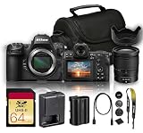 Nikon Z8 Mirrorless Camera with NIKKOR Z 24-70mm f/4 S Lens Bundle, 45.7MP Full Frame Professional Digital Camera, 8K Video, EXPEED 7, 493-Point AF + Camera Bag + 64GB UHS-II Memory Card