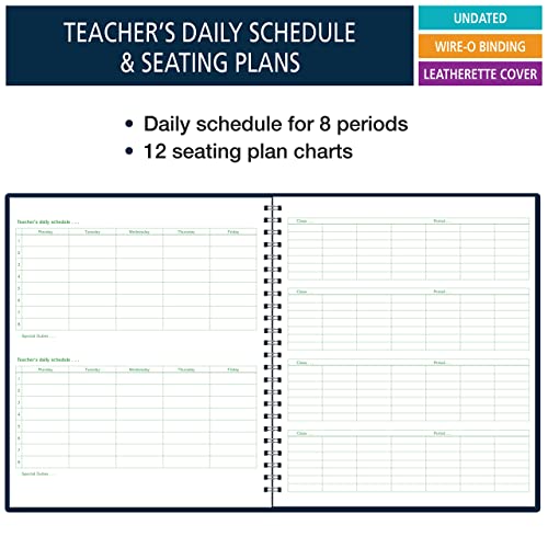 Elan Publishing Company Oversize Record Book for 6-10 Weeks; Extra-Large Squares (1/4") 42 Student Names (King Record) - Image 4