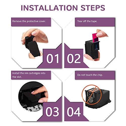 Inktopia Remanufactured Ink Cartridge Replacement For Hp 65 Xl 65Xl N9K04An For Hp Envy 5055 5052 5058 Deskjet 3755 2655 3720 3722 3723 3730 3732 3752 3758 2652 Printer (1 Black 1 Color) #TOP2