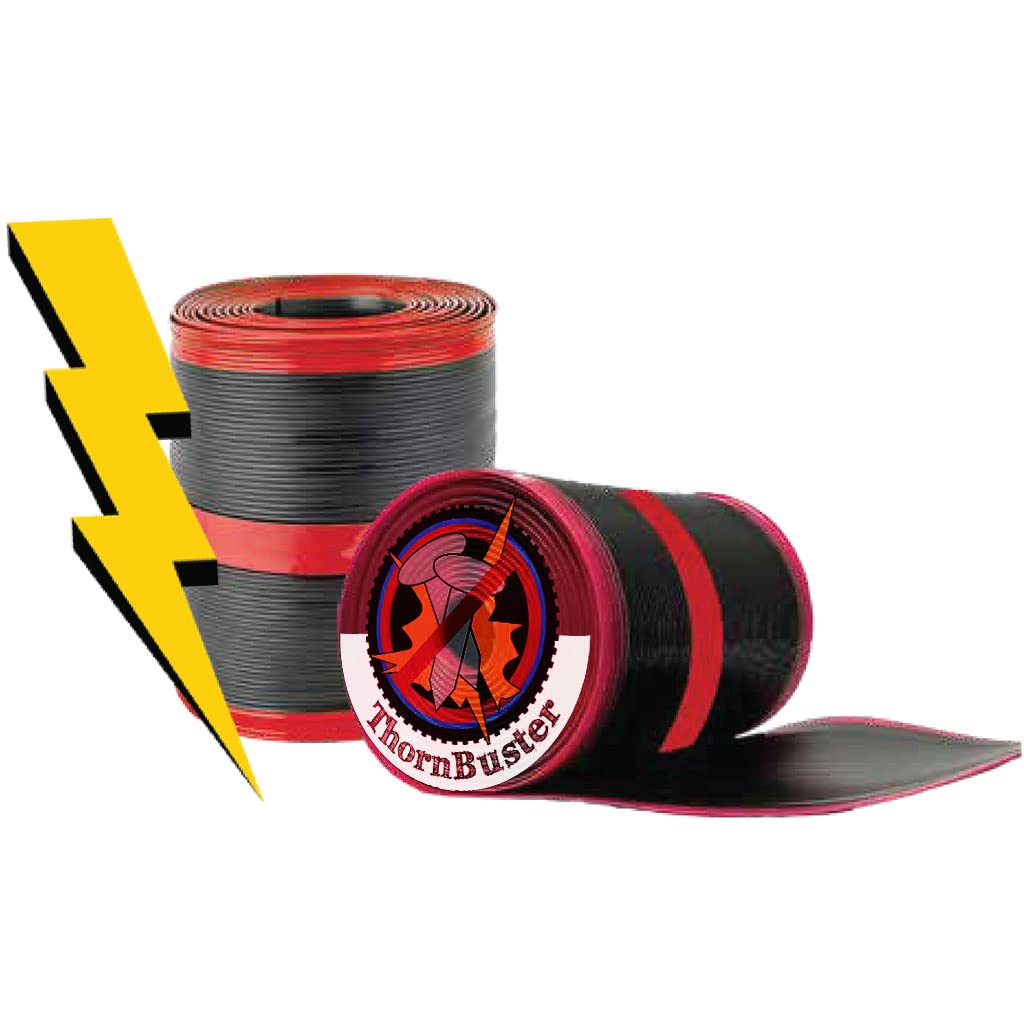 4" Bicycle Tire Liner Pair - Thorn Buster for Super Fat Tire Bikes 26 & 27.5 x 3.1-4.0 (e-Bikes) Stops Flats (2 Liners)