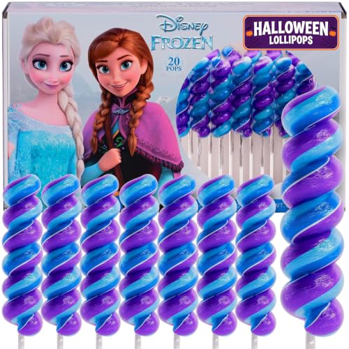 Frozen Lollipops Swirl 20pk- Frozen Candy For Disney Frozen Party Favors - image 1