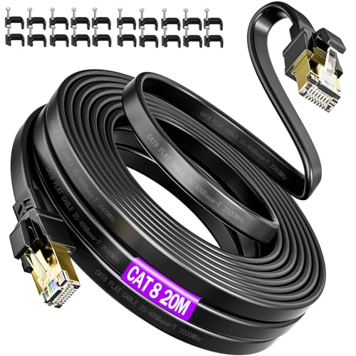 Soibke Cat 8 Ethernet Cable 20m