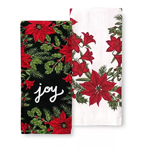 St. Nicholas Square Christmas Holiday Kitchen Dish Towel Set Of 2 (Joy) #TOP18