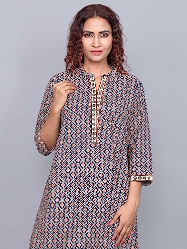 Image of Evolove Women's Cotton Long Maxi Night Gown Nighty Dress with Pocket, Super Soft Comfortable (LNG-Cotton-2)