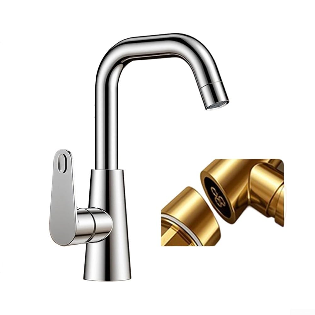 Robinet de cuisine mitigeur extractible double fonction eau chaude froide inox