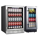 Kalamera 24 & 15' Beverage Cooler 154 or 96 Cans Capacity- Fit Perfectly into 24' Space Built in...