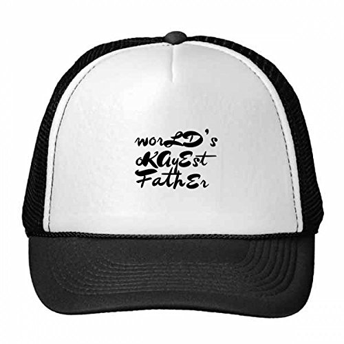 Chapeau de maille nylon réglable pour festival style camionneur citation
