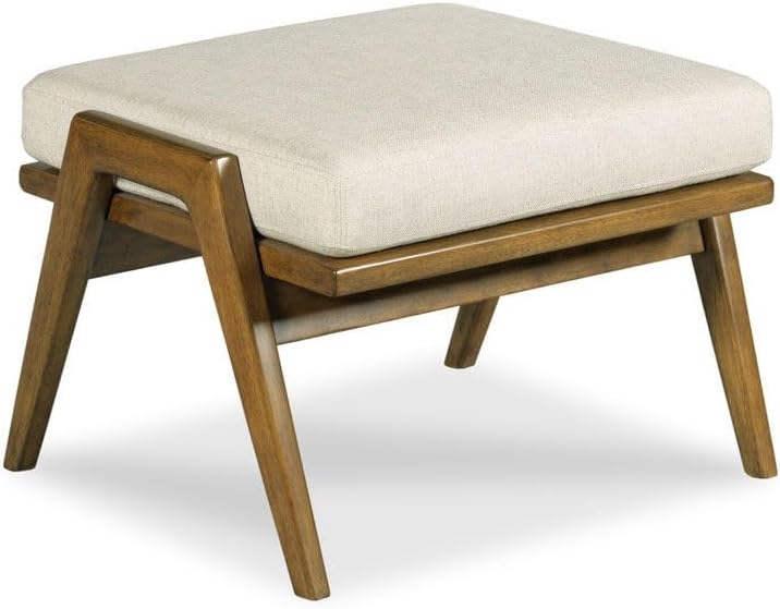 Stool/Seat/Ottoman/Bench in Solid Sheesham Wood Stool with Cushion | Sitting Chair with Handle (Teak, Type-2)