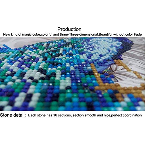 5D Diamond Painting Kits For Adults Fairy Tale Forest Tree Full Drill,Diy Round Rhinestone Embroidery Mosaic Art Kit For Wall Decor - Magic Forest(15.7X11.8In) #TOP4