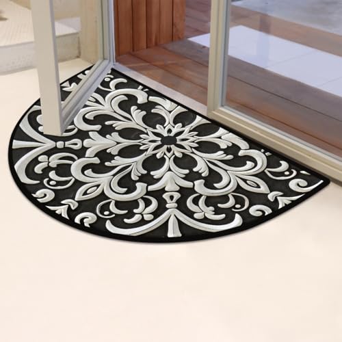 Tapete decorativo media luna Mandala 36x24 pulgadas miniatura 6
