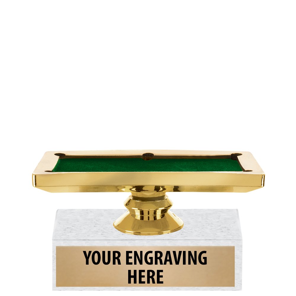 Billiards Pool Table Trophies, Custom Billiards Sports Trophy Awards