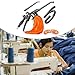 Moyeetings Industrial Vacuum Cleaner with Detachable Bag And Air Blower Function, with Coiled Hose