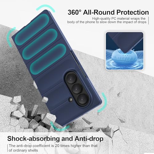 BonYonka Case for Samsung Galaxy Z Fold 7, Blue by BonYonka - Used condition - Image 3