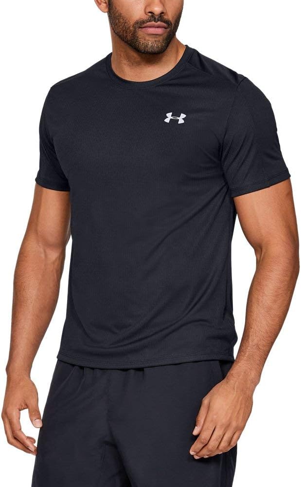 Under Armour UA SPEED STRIDE, Light and Breathable Gym T Shirt, Gym and Running Apparel with Tight Fit Men