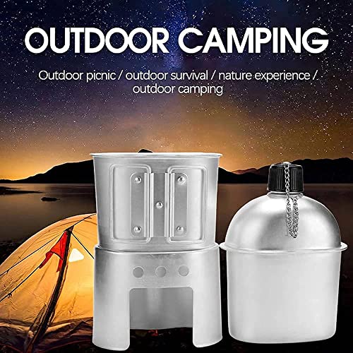 Juego Militar de Cantimplora con Taza y Estufa Tempsnow para Camping y Senderismo miniatura 5