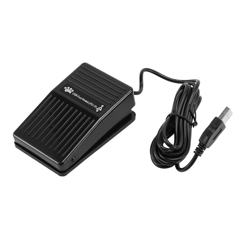 Lazmin112 Pédale USB Double Mode Fil/Sans Fil – Programmable Pour Jeu, Travail, Transcription