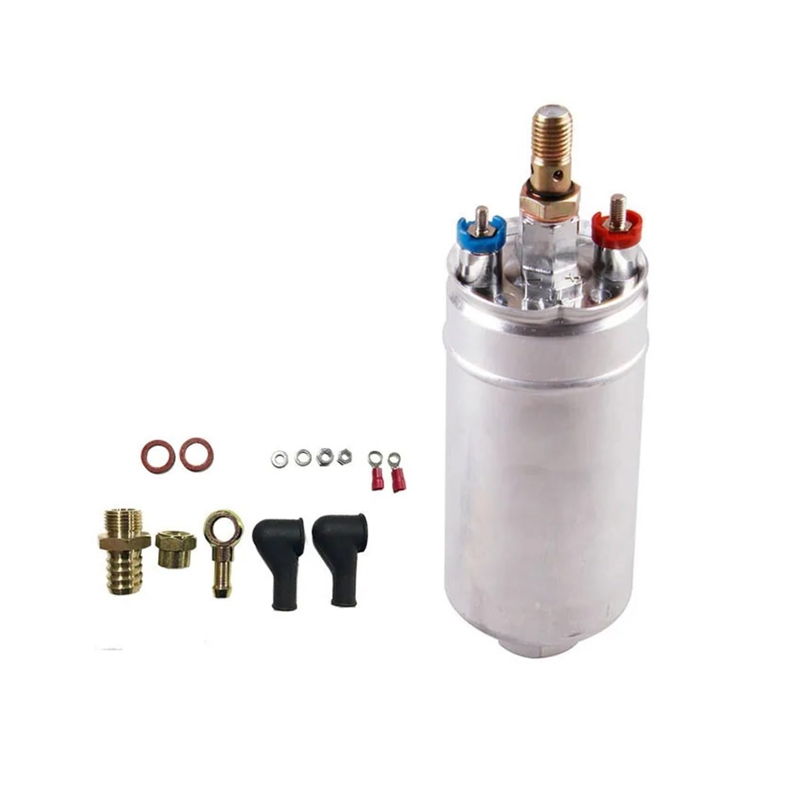 Bomba Combustible Eléctrica Bomba De Combustible En Línea Externa Universal Para Coches 044 0580254044 Poulor 300lph 12V Aspiración Natural