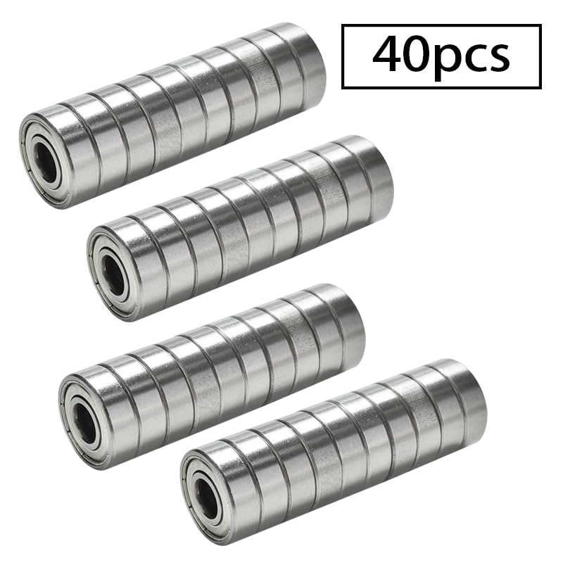 Cuscinetti A Sfera 608 ZZ - Confezione Da 40 Pezzi, 8x22x7 Mm, Per Skate E Scooter - Foto 6