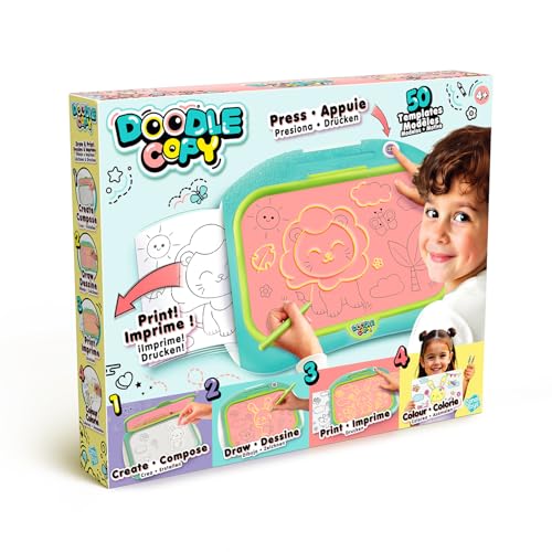 Doodle Copy Draw & Print – Kids Doodle Board that Prints Your Designs! Create Colouring-In Templates and Drawings for Endless Creative Fun for Children Aged 4 and Up