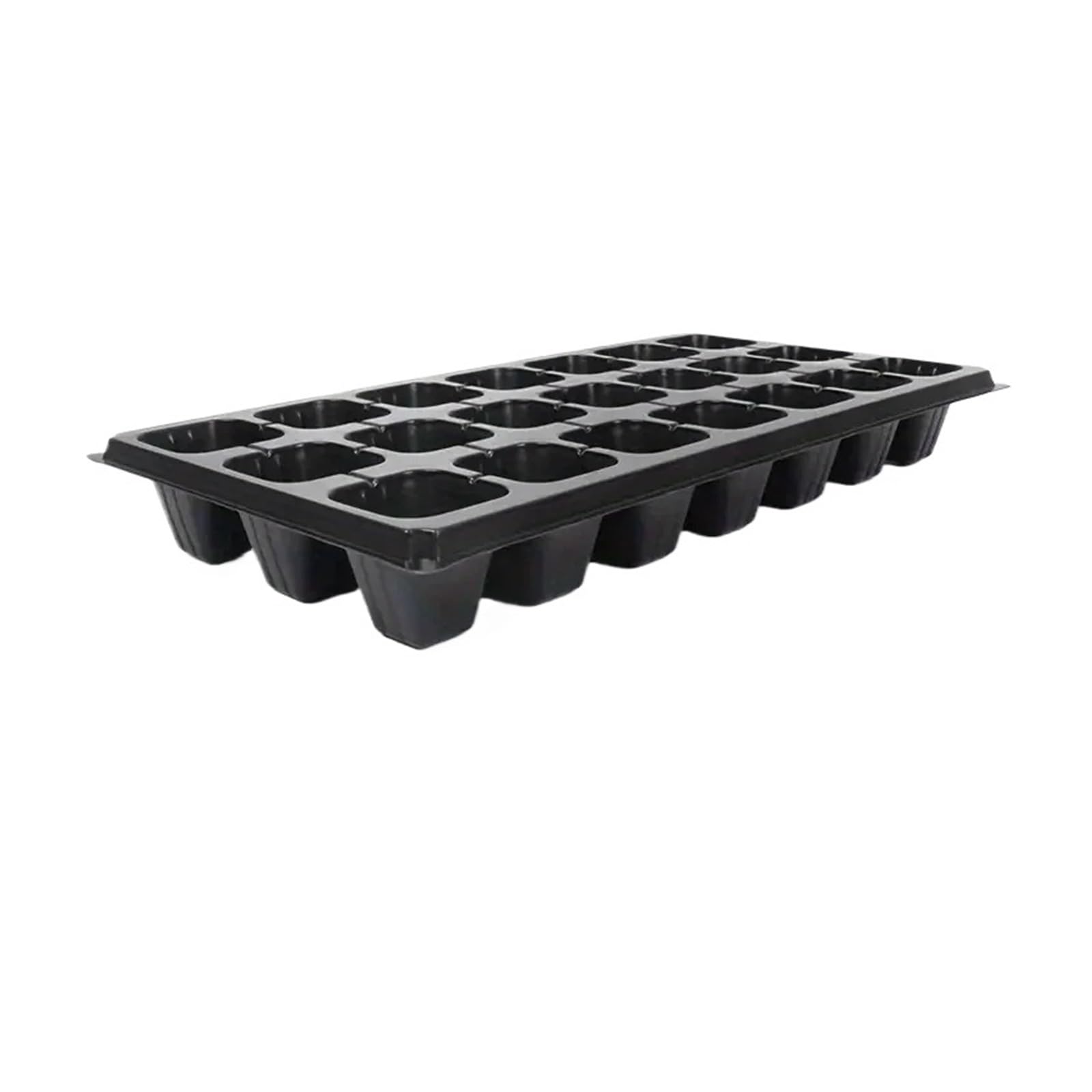 MFWHEFJ Seed Tray Four Different Sizes Nursery Trays Greenhouse Germination Growth Courtyard Lawn Horticulture Planting Agricultural(21 holesX 10pcs)