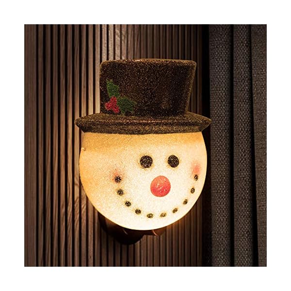 FUNPENY 2 Stück Schneemann Weihnachten Veranda Licht Abdeckungen 30,5 cm Weihnachten Outdoor Dekoration Urlaub Licht… – Bild 6