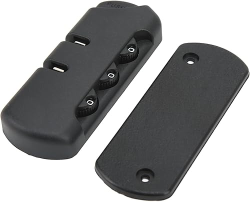 plplaaoo Cerradura de equipaje, bloqueo de contraseña para equipaje, contraseña de alta seguridad de 3 dígitos de aleación de zinc, cerradura de