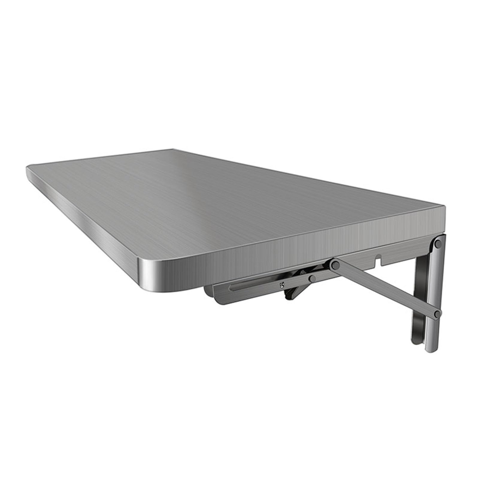 Table pliante en acier inoxydable gain de place pour étagère cuisine