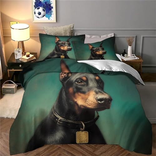 Housse de couette dinosaure 3D parure de lit microfibre king 220x240 - 6