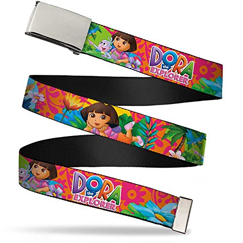 Cinturón de red Dora la Exploradora ideal para tus viajes de aventura urbana y festivales cotidianos