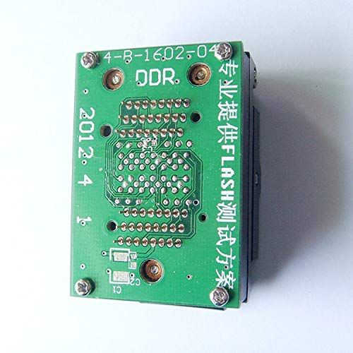 Gimax LGA52 TO DIP48 IC Test Socket With Board Burn in Socket Size 14x18mm Flash Programmer Adapter Cleamshell Programming Socket - (Color: 12x18mm)