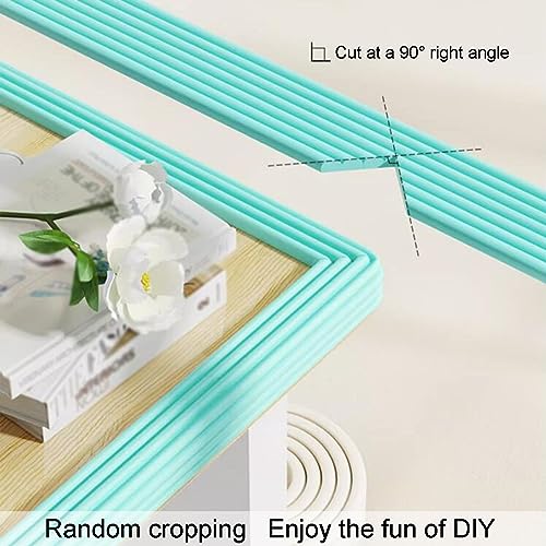 Rembourrage de protection d'angle marron de 4m pour table et meuble - 6