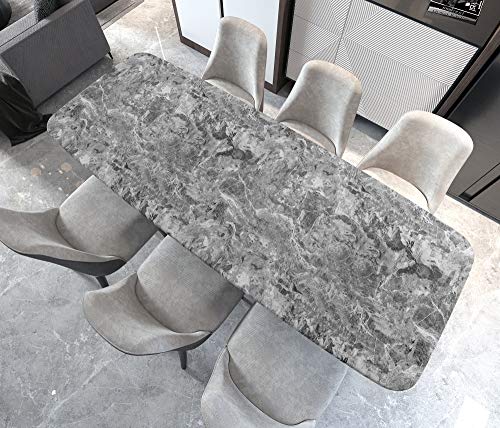 burgeliy Gray Marble Contact Paper Counter Top Covers Peel and Stick Wallpaper Self Adhesive Marble Paper for Countertops 15.7"×80" Waterproof Removable Thick Matte 3D Wallpaper for Bedroom Bathroom - Thumbnail 3