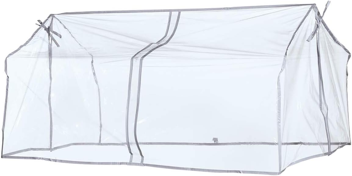 Homewares Garment Cover, 18 H x 22 W x 36-Inch D, Clear Vinyl