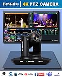 FoMaKo 4K 30x Optical Zoom PTZ Camera with NDI 6 & NDI HX3, AI Auto-Tracking Gen 3, 3G-SDI/IP/USB3.0/HDMI – Professional Live Streaming Camera for Church, Worship, Education & Conference, K30NS - Image 4