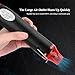Mini Heat Gun 300W Portable Handheld Heat Gun Dual-Temperature Hot Air Gun for Removing Epoxy Cup Painting Resin Air Bubbles, Drying Crafts & Shrink Wrap Paint