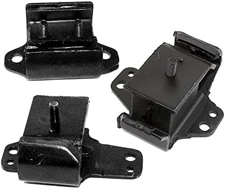 Compatible with 1998-2004 Nissan Frontier 2.4L 2WD Engine Motor & Trans Mount Set 3pcs : A7318, A2718, A7334 - K2027