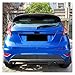 Car Rear Trunk Roof Top Wing Compatible with Ford Fiesta MK6 MK7 2008-2017 ST Style Tail Spoilers Boot Auto Parts Body Kits Accessories(Glossy Black)