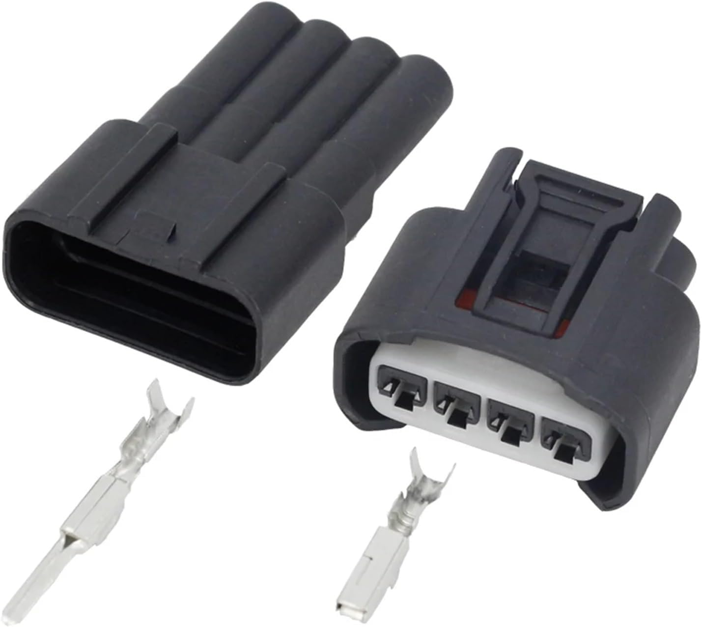 4 Pin Automotive Wire Harness Connector With Terminal DJZ7044Y-2.2-11/21 Coil Plug 4P(Color:Female Plug,Size:10 Sets)